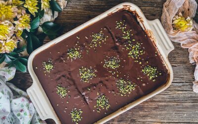 Tarta de chocolate a la taza. Una tarta 3 leches de chocolate